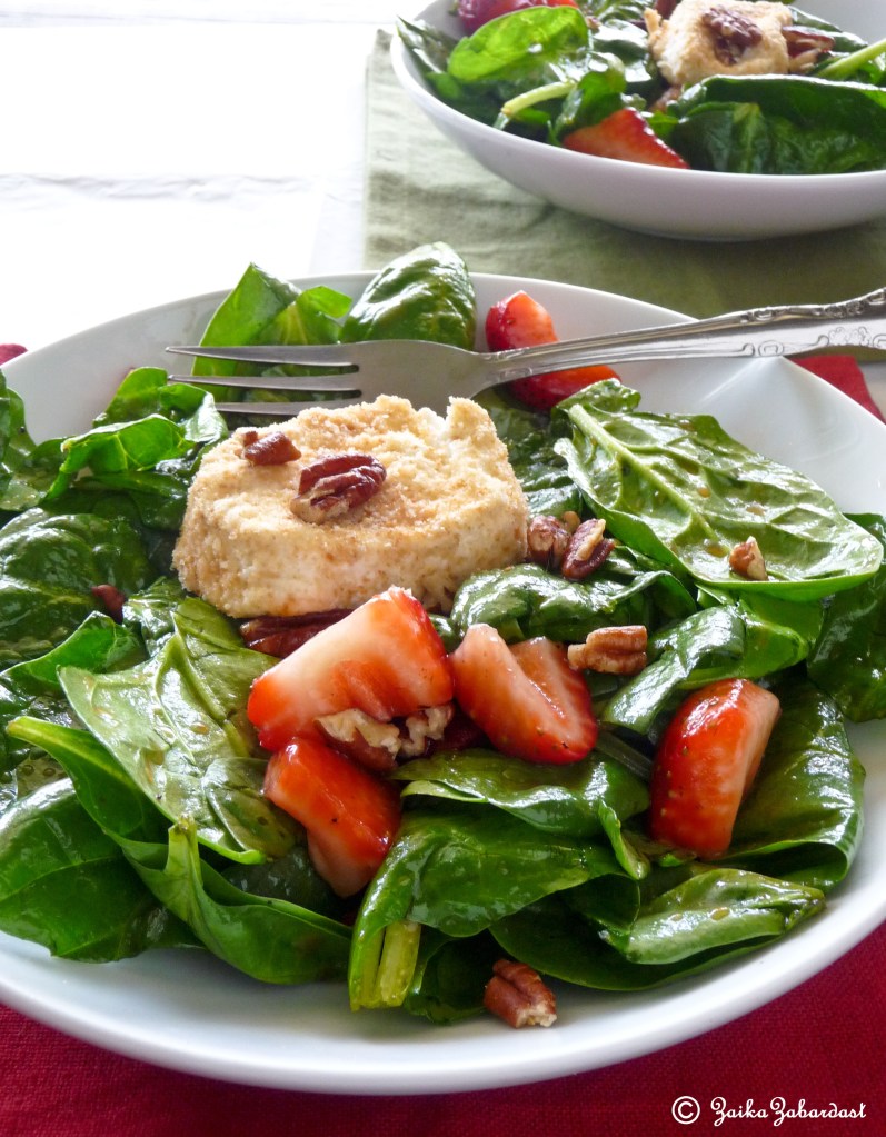 Strawberry Spinach salad