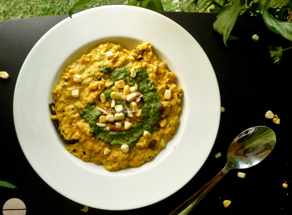 Corn risotto